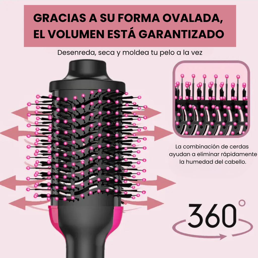 Cepillo Secador Rizador