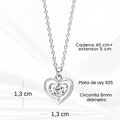 925 Sterling Silver Necklace with an Emotional Message – A Jewel to Say “I Love You”