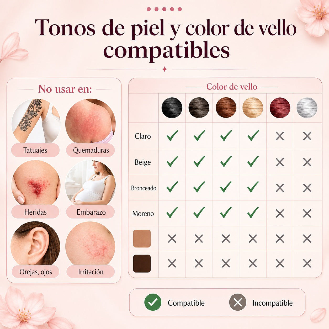 Depiladora IPL profesional para depilación permanente en casa