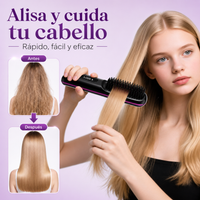 Cepillo alisador de pelo inalámbrico