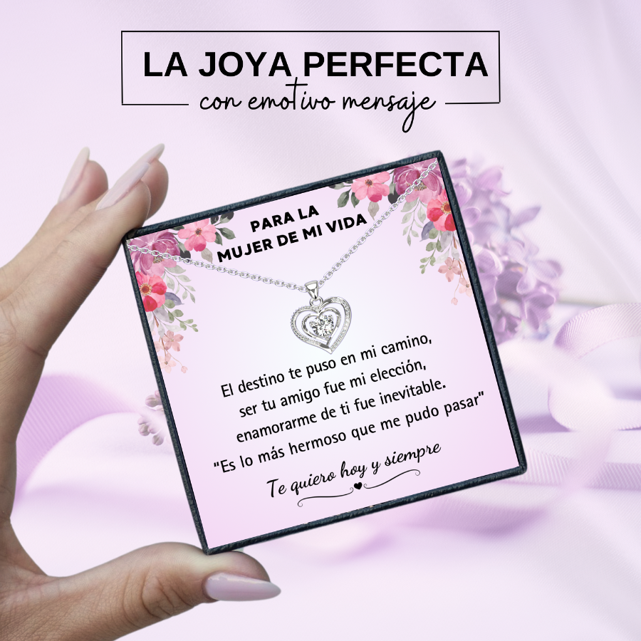 925 Sterling Silver Necklace with an Emotional Message – A Jewel to Say “I Love You”