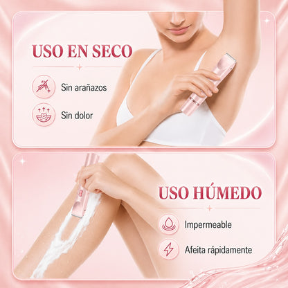 ***Perfect Duo™ Depiladora íntima 2 en 1. Despídete de los cortes, la irritación y las cuchillas.