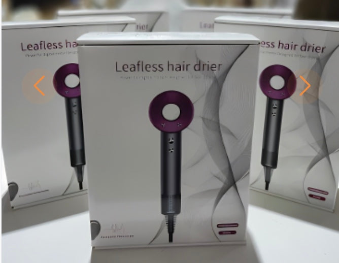 Secador iónico tipo Dyson con     5 cabezales de regalo