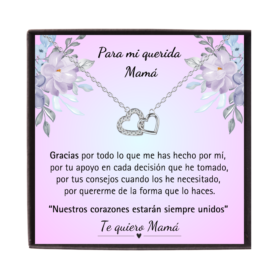 Collar de Plata de Ley 925 con Mensaje Emocional