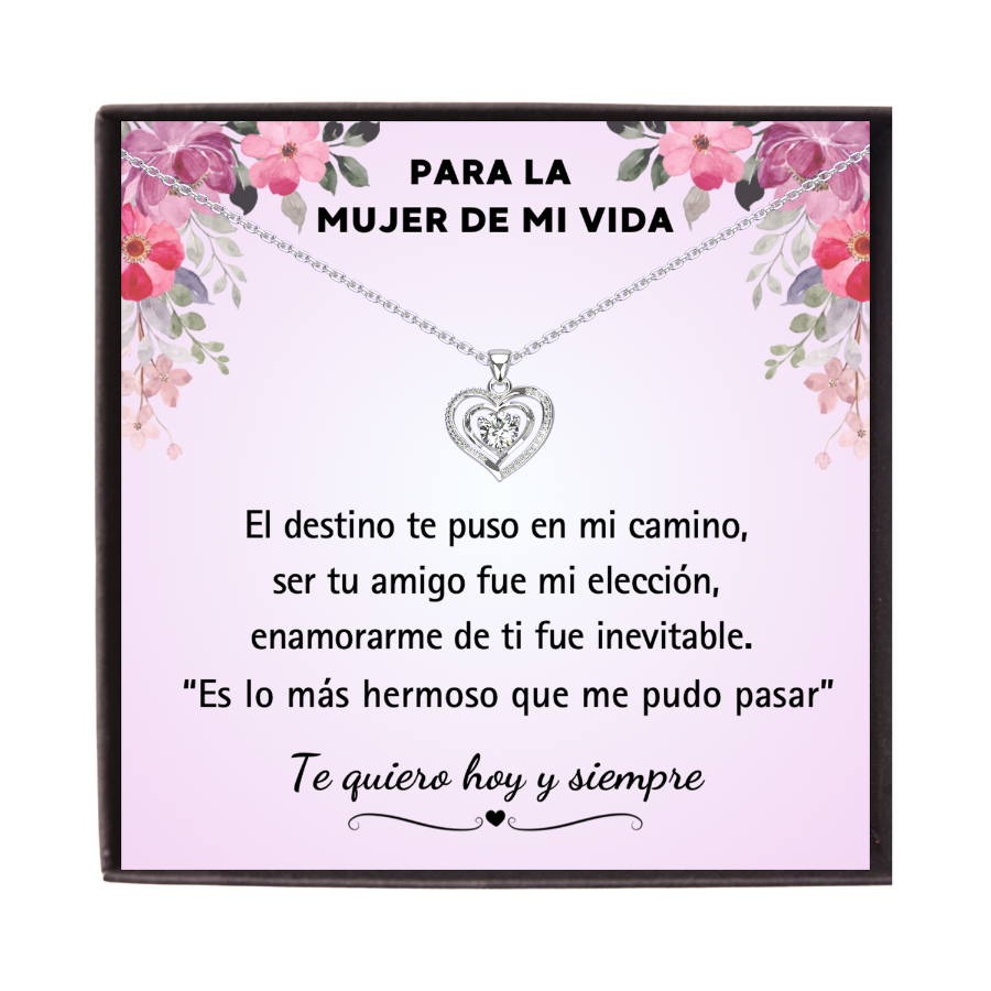 925 Sterling Silver Necklace with an Emotional Message – A Jewel to Say “I Love You”