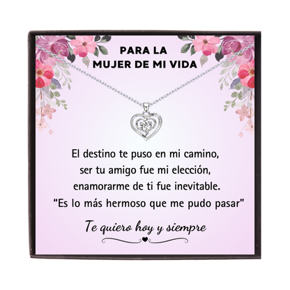 925 Sterling Silver Necklace with an Emotional Message – A Jewel to Say “I Love You”