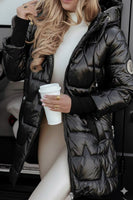 Premium Long Puffer Jacket with Hood – Lightweight, Elegant & Warm