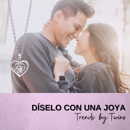 925 Sterling Silver Necklace with an Emotional Message – A Jewel to Say “I Love You”