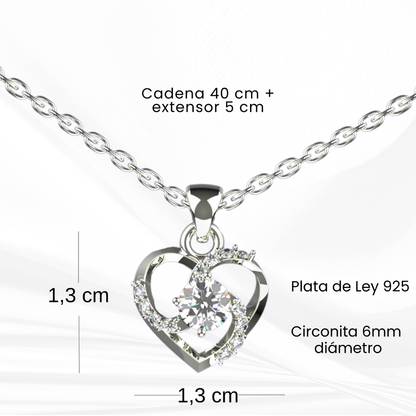925 Sterling Silver Necklace with an Emotional Message – A Jewel to Say “I Love You”